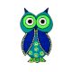 Handmade Folk Owl Wooden Fridge Magnet Kitchen Decor